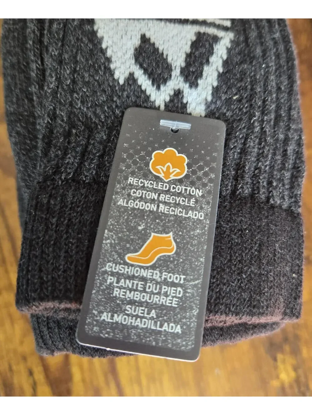 Storm Valley Recycled Cotton Performance Boot Socks Mens 7-12 4 Pairs New